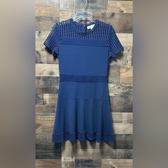 Michael Kors Dresses & Skirts - Michael Kors Women’s Blue Short Sleeve Cocktail Dress Size M